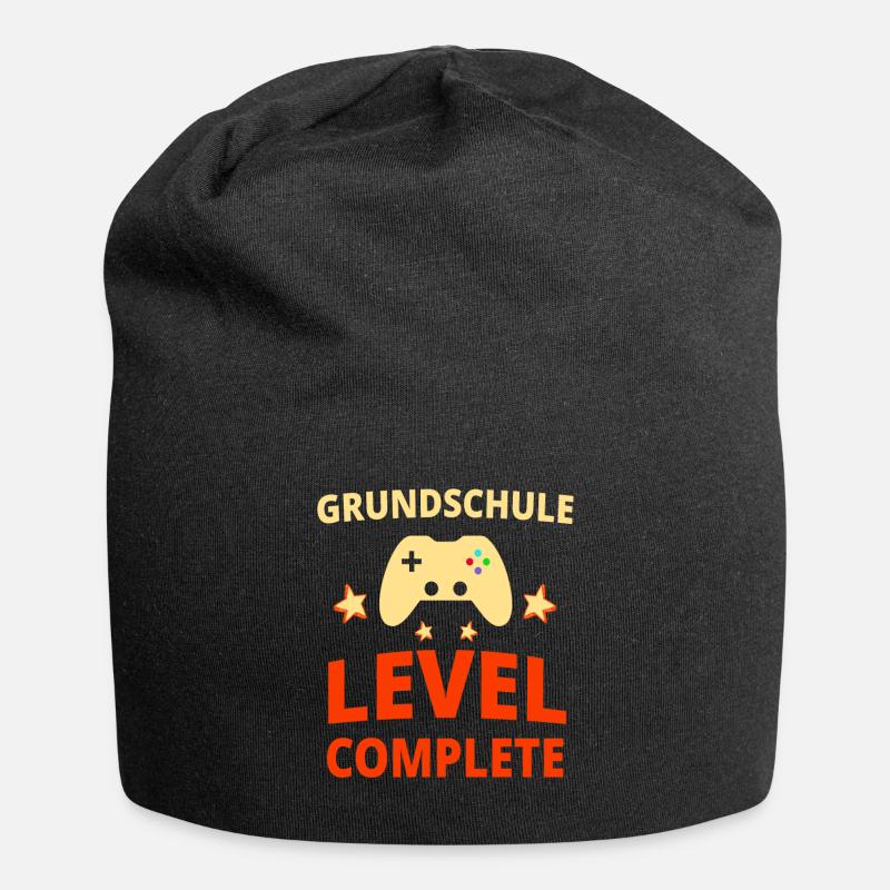 Grundschule Abschluss Geschenk - Jersey-Beanie - Schwarz