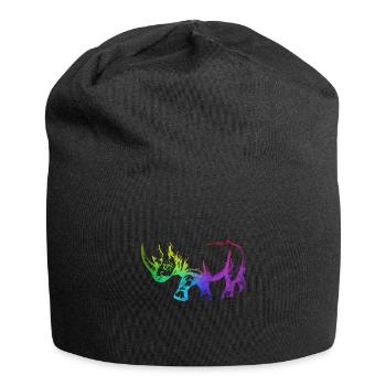 Rhino Rhino millésime coloré - Bonnet en jersey - noir - Devant