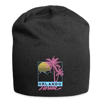 Orlando Beach FL, Florida Tee, Vintage Stranddruck - Jersey-Beanie - Schwarz - Vorne