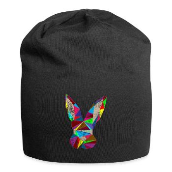 lièvre - Bonnet en jersey - noir - Devant