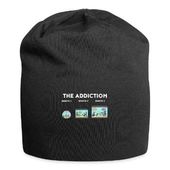 Aquarium Funny aquarium shopping addiction gift - Jersey Beanie - black - Front
