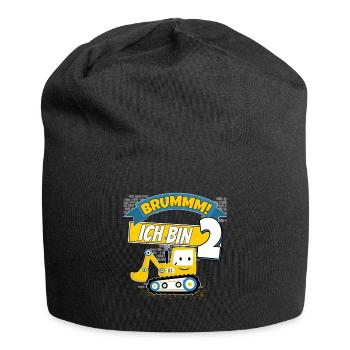 2ème anniversaire de ma chemise enfant garçon pelle 2 ans - Bonnet en jersey - noir - Devant