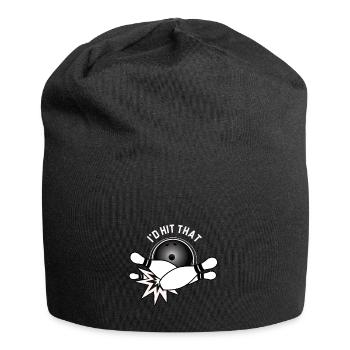 Bowling Bowling Sports Ball - Jersey Beanie - black - Front