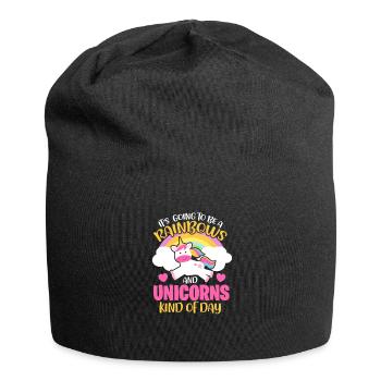 unicorn - Jersey Beanie - black - Front