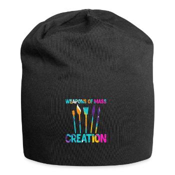 Artist artist painting painter gift - Jersey Beanie - black - Front