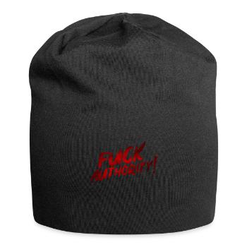 Putain d'autorité rebellion - Bonnet en jersey - noir - Devant