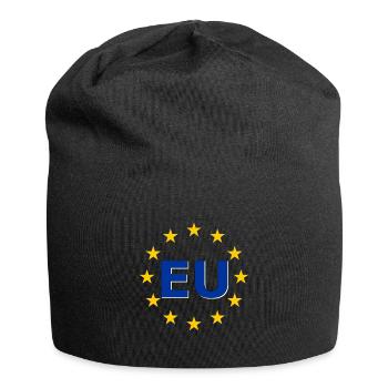 Symbole de l’UE dans l’anneau d’étoiles - Bonnet en jersey - noir - Devant