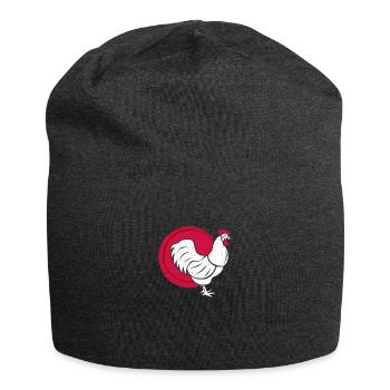 poulet - Bonnet en jersey - charbon - Devant