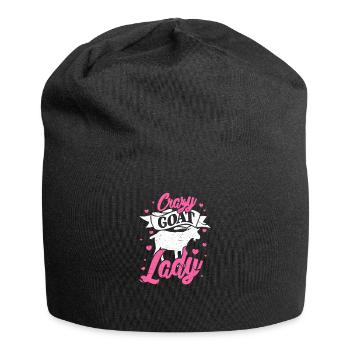 Ziege - Jersey-Beanie - Schwarz - Vorne