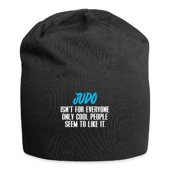 judo - Bonnet en jersey - noir - Devant