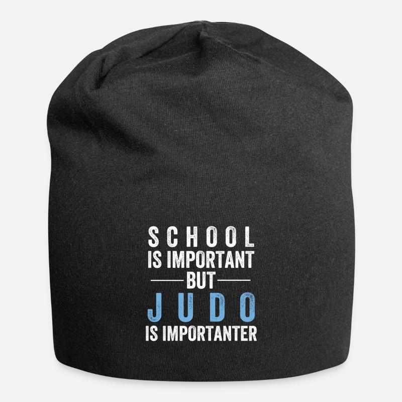 Judo - Jersey-Beanie - Schwarz