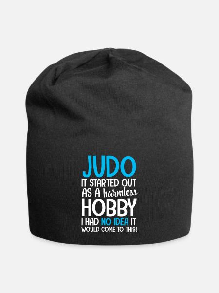 Judo - Jersey-Beanie - Schwarz