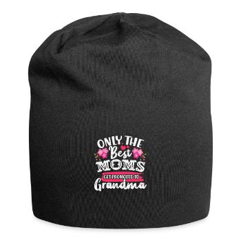 Großmutter Oma Grossmutter Enkel Mutter Geschenk - Jersey-Beanie - Schwarz - Vorne