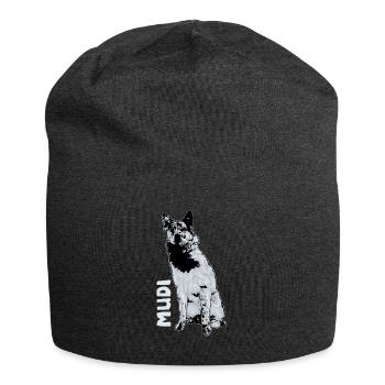 Mudi - Jersey-Beanie - Anthrazit - Vorne