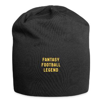 Fantasy-Fußball-Legende - Jersey-Beanie - Schwarz - Vorne