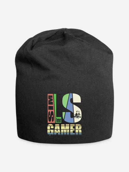 SimGamer - Jersey-Beanie - Schwarz
