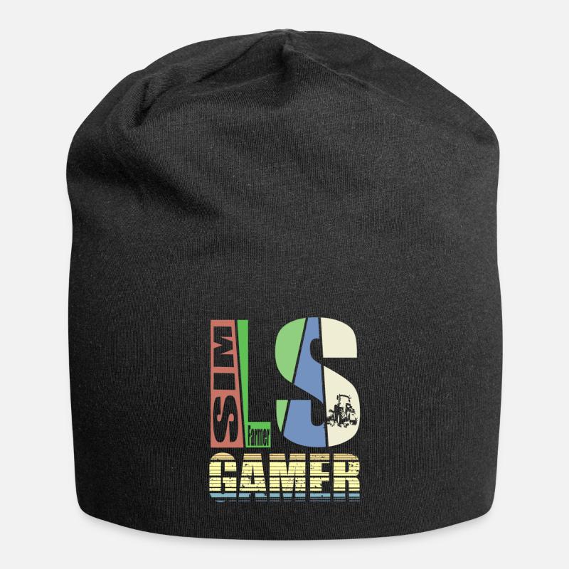 SimGamer - Jersey-Beanie - Schwarz