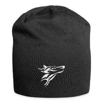 Wolf predator hunting - Jersey Beanie - black - Front