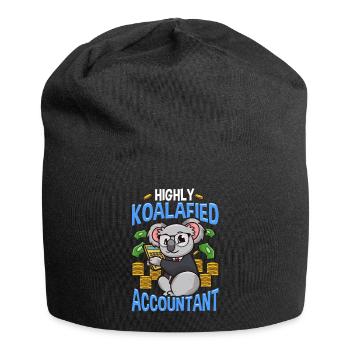 Buchhalter Buchhaltung Finanzen Bilanzen Geschenk - Jersey-Beanie - Schwarz - Vorne