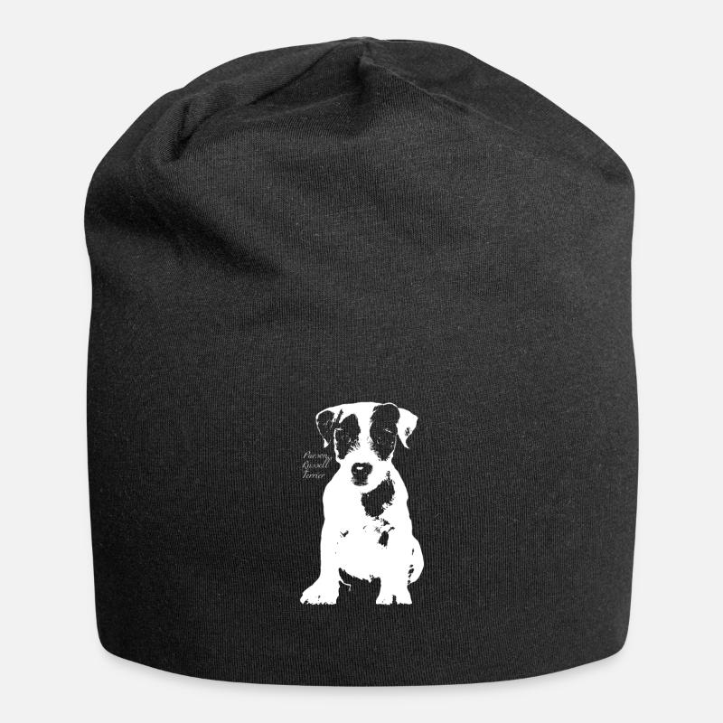 Parson Russell Terrier Jack Russell - Jersey-Beanie - Schwarz