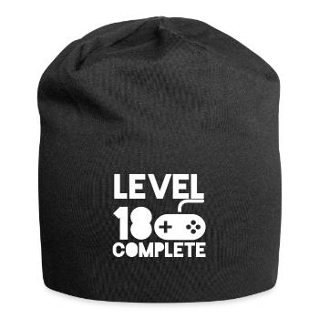 Gamer - Jersey-Beanie - Schwarz - Vorne