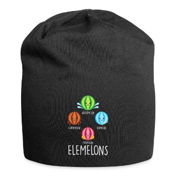 Watermelon Element Chemistry Water Earth Fire Air - Jersey Beanie - black - Front