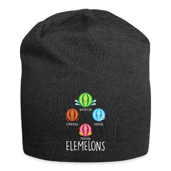 Watermelon Element Chemistry Water Earth Fire Air - Jersey Beanie - charcoal grey - Front