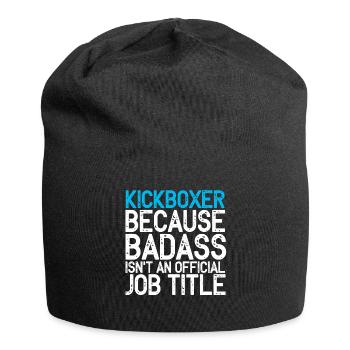 Kickboxing Kickboxen - Jersey-Beanie - Schwarz - Vorne
