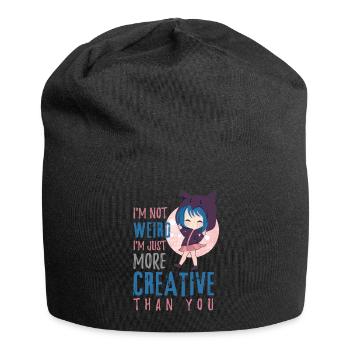 Anime Chibi Creative - Jersey Beanie - black - Front