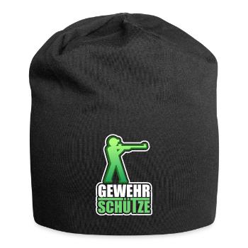 Gewehrschütze Sportschießen Schütze - Jersey-Beanie - Schwarz - Vorne