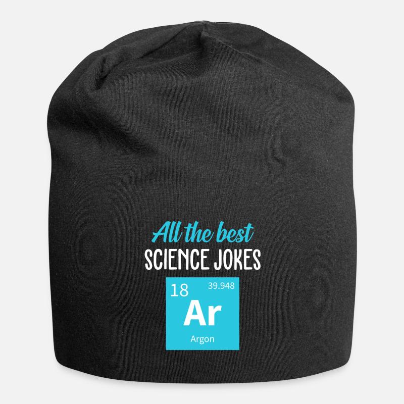 Wissenschaft Nerd Physik - Jersey-Beanie - Schwarz