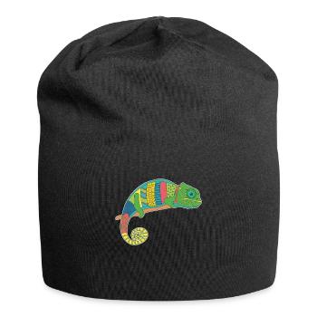 Chameleon Colorful - Jersey Beanie - black - Front