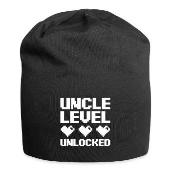 Onkel - Jersey-Beanie - Schwarz - Vorne