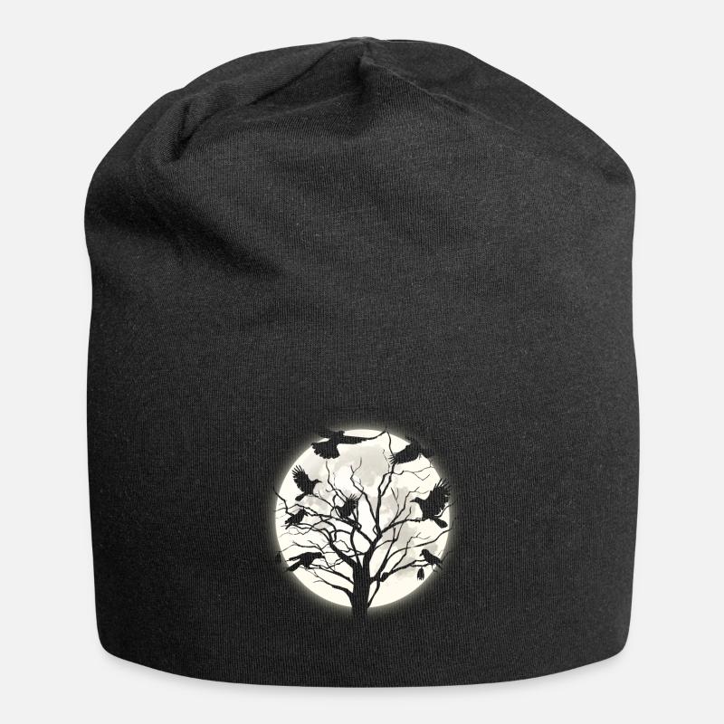 Rabe Nacht - Jersey-Beanie - Schwarz