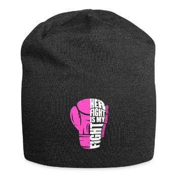 Cancer du sein Cancer du sein - Bonnet en jersey - charbon - Devant