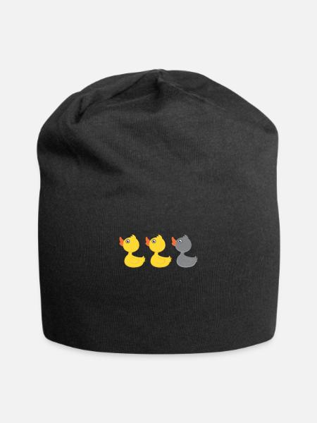 Duck duck Gray duck - Jersey Beanie - black