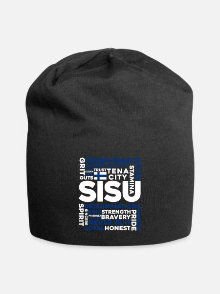 Finland - Jersey Beanie - black