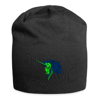 The Unicorn - Jersey Beanie - black - Front