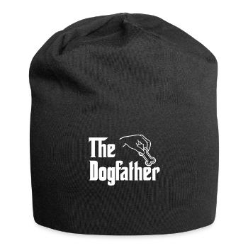 Le cadeau chien chiot chien papa papa papa - Bonnet en jersey - noir - Devant