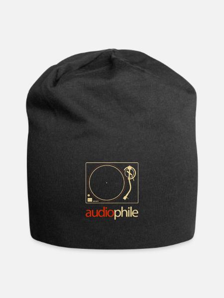 Platine Hi-Fi Vintage Stereo Audiophile - Bonnet en jersey - noir