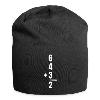 Baseball Mathematik - Jersey-Beanie - Schwarz - Vorne