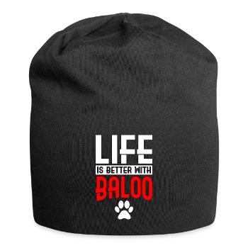 Life Is Better With A Baloo - Jersey Beanie - black - Front