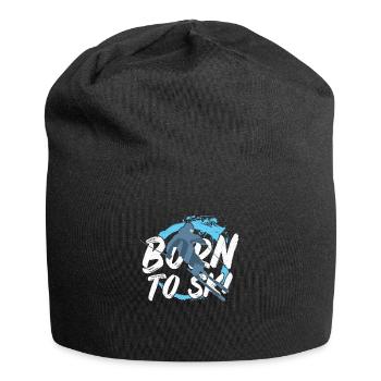 Born to Ski Skiers - Jersey Beanie - black - Front