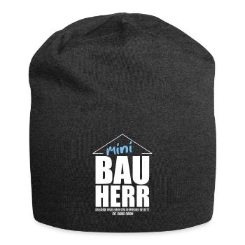Bauherr t shirt - Partnershirt - mini tshirt - Jersey-Beanie - Anthrazit - Vorne