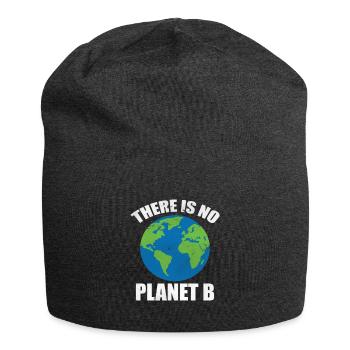 There Is No Planet B - Jersey Beanie - charcoal grey - Front