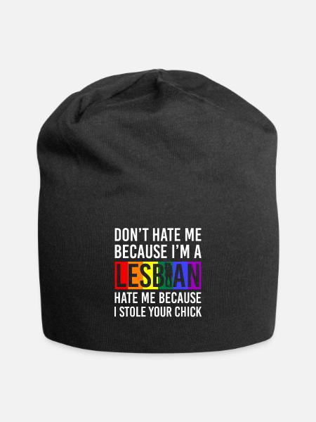 lgBT - Jersey-Beanie - Schwarz