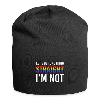 lgBT - Jersey-Beanie - Schwarz - Vorne