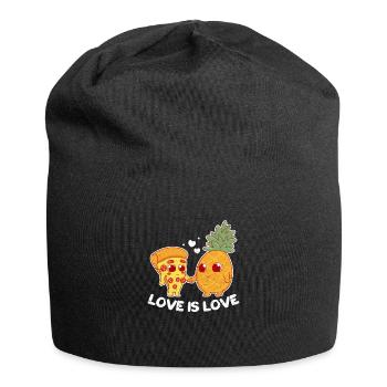 Pineapple Pizza Pineapple Pizzeria Gift - Jersey Beanie - black - Front