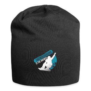 snowboard snowboard - Jersey-Beanie - Schwarz - Vorne