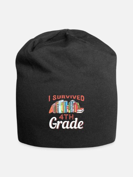 Schule Kindergarten Klasse Geschenke - Jersey-Beanie - Schwarz